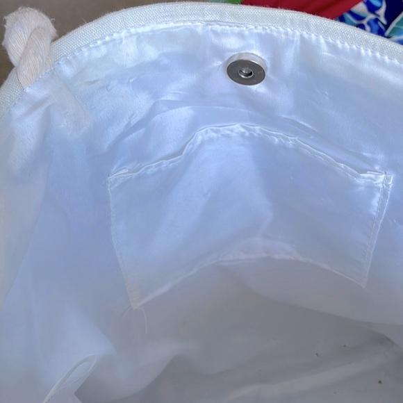 Canvas “Shell Yeah” Beach Tote - Picture 5 of 9